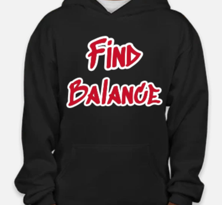 Black Youth Find Balance Hoodie